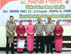Kapolres Bener Meriah Pimpin Sertijab Wakapolres dan Kasat Reskrim.