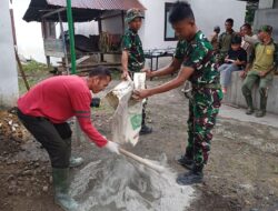 Satgas TMMD Ke-123 Kodim 0111/Bireuen Lanjutkan Pembuatan Sumur Bor di Desa Meunasah Pulo.