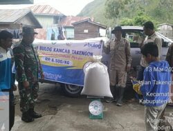 Babinsa Koramil 01/Lut Tawar Dampingi Penyerapan Gabah Petani Oleh Petugas Bulog Aceh Tengah
