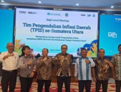 Bupati Taput JTP Hutabarat Hadiri High Level Meeting Tim Pengendalian Inflasi Propinsi Sumatera Utara .