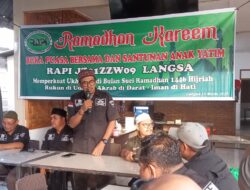 Bersinerji dengan pemerintah rapi kota Langsa menggelar buka puasa bersama dan santunan anak yatim.