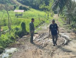 Tak Kenal Menyerah! Satgas TMMD Ke-123 Lanjutkan Proses Pengerasan Jalan untuk Memperbaiki Akses Warga.