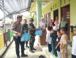 Sat Lantas Polres Lhokseumawe Kawal Pendistribusian Makan Bergizi Gratis untuk Siswa.