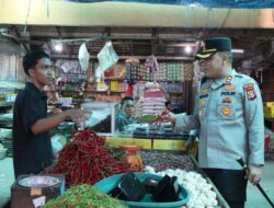 Kapolres Aceh Tamiang Pastikan Harga Bahan Pokok Stabil saat Ramadan.