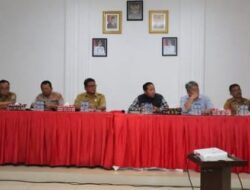 Bupati Taput JTP Hutabarat Pimpin Rapat Forkopimda Penanganan Bencana Gempa Bumi Tapanuli Utara.