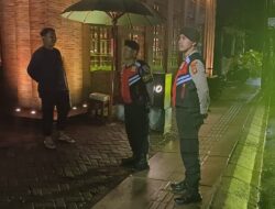 Paska Hujan Dan Angin Kencang Polsek Kuta Utara Patroli Cegah Kriminalitas Dan Potensi Bencana Alam