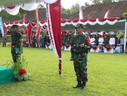 Kodim Tabanan Gelar Upacara Penutupan Satgas TMMD ke-123 Yang Ditutup Secara Resmi Oleh Danrem 163/Wsa