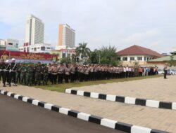 Polres Metro Tangerang Kota Selenggarakan Apel Gelar Pasukan menghadapi Pengamanan Idul Fitri 2025, Kapolres: Libatkan 1.573 Personel
