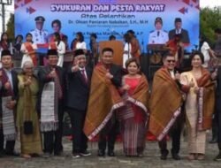 Syukuran dan Pesta Rakyat Pelantikan Bupati dan Wakil Bupati Humbahas Dihadiri Ribuan Masyarakat