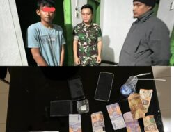 Kodim 0106/Aceh Tengah Tangkap Pengedar Narkoba Jenis Sabu-sabu
