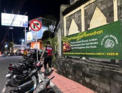 Polresta Denpasar Patroli Tarawih di Masjid Ukhuwwah, Pastikan Keamanan Ibadah Ramadan