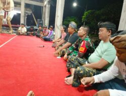 Babinsa Hadiri Rapat Koordinasi Upacara Melasti dan Pengarakan Ogoh-Ogoh Jelang Hari Raya Nyepi