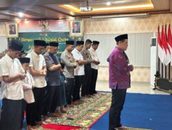 Kapolres Tabanan Sholat Tarawih Bersama, Pererat Silaturahmi dan Jaga Kondusifitas Ramadhan