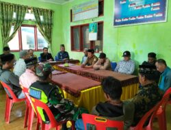 Mempererat Sinergitas, Babinsa Komsos Bersama Perangkat Desa dan Tomas