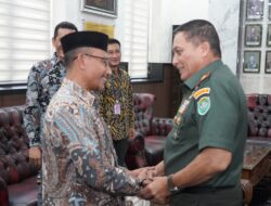 Haji Uma Silaturahmi dengan Pangdam IM, Bahas Situasi Keamanan dan Pembangunan Daerah