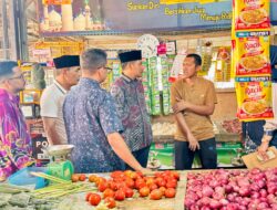 Wabup Aceh Timur Pantau Harga Komoditi di Pasar Idi Rayeuk