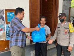 Polres Badung, di Pimpin Kasat Narkoba AKP I Nyoman Sudarma, SH, MH., Bersama Staffnya melaksanakan kegiatan Minggu Kasih Di Desa Buduk