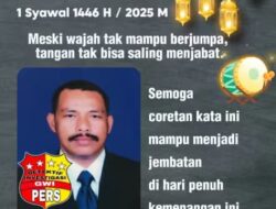Pimprus PT.Media GWI / Ketua GWI DPD Provinsi Banten Syamsul Bahri Mengucapkan “Selamat Hari Raya Idul Fitri 1446 Hijriyah/ 2025 M, Mohon Maaf Lahir dan Batin