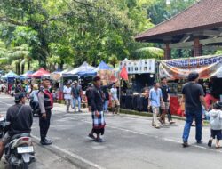 Libur Ngembak Geni, Personel Polsek Abiansemal Disiagakan Di Objek Wisata Sangeh & Taman Mumbul