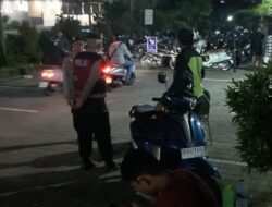 Patroli Dialogis Di RS Windu Husada, Samapta Polsek Abiansemal Sampaikan Pesan Kamtibmas