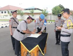 Kapolres Pimpin Upacara Sertijab Kasat Samapta, Kasi Humas, Kapolsek Ciledug dan Pinang, Ini Pesannya
