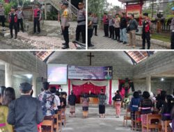 Polres Bangli Amankan Ibadah Jumat Agung di Gereja Marga Rahayu