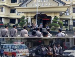 Polisi Berlarian ke Titik Kumpul saat Markas Diguncang Gempa, Aksi Polres Badung Sambut Hari Kesiapsiagaan Bencana Nasional