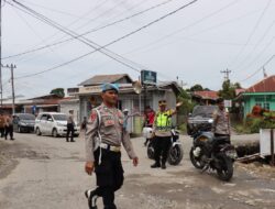 Kapolres Aceh Tengah Turun Lakukan Patroli Monitoring Arus Lalu Lintas di Lokasi Wisata Danau Lut Tawar