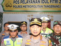 Arus Balik, Kapolres Metro Tangerang Kota Cek Posyan Rest Area KM 13,5 dan KM 14