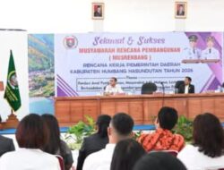 Bupati Humbahas Dr Oloan P Nababan SH MH:Musrenbang RKPD Mengakomodir Kepentingan Masyarakat. 