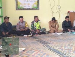 Babinsa Koramil 05/Linge Hadiri Musyawarah Di Kantor Desa. 
