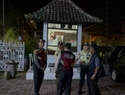 Antisipasi Kegiatan Masyarakat di Malam Hari, Polsek Bangli Intensifkan Kegiatan Blue Light Patrol