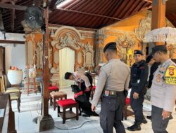 Jelang Tri Hari Suci, Polres Badung Sterilisasi Sejumlah Gereja
