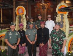 Resmi Menjabat Pangdam IX/Udayana, Mayjen TNI Piek Budyakto Laksanakan Kunjungan ke Wilayah Gianyar