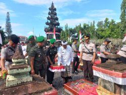 Dandim Gianyar Letkol Gede Winarsa Hadiri Upacara Hari Jadi ke-254 Kota Gianyar Tahun 2025