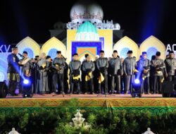 ‎Ribuan Masyarakat Penuhi Lapangan Landing, Semarakkan Pembukaan MTQ ke-35 Aceh Utara