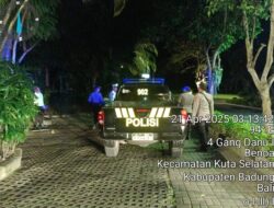 Polsek Kuta Selatan Gelar Patroli Cipta Kondisi di Kawasan Wisata Nusa Dua