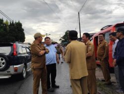 Bupati Tapanuli Utara Tinjau Lokasi Bencana Puting Beliung di Desa Hutagalung dan Desa Simamora.