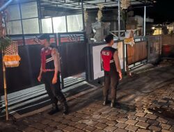 Patroli Jalan Kaki Subuh Sat Samapta Tabanan, Cegah Gangguan Kamtibmas Sejak Dini