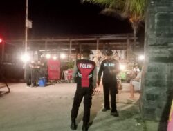Unit Samapta Polsek Kuta Utara Patroli Subuh Amankan Bubaran Pengunjung Di Tempat Hiburan