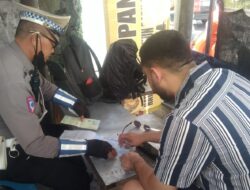 Satlantas Polres Badung Gencarkan Razia Kendaraan Bermotor