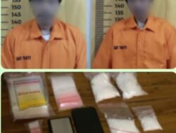 Dua Pengedar Narkoba Jenis Sabu Ditangkap Polsek Pinang.