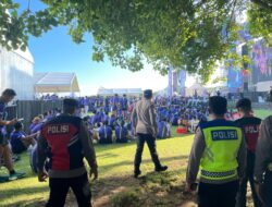 Kapolsek Kuta Selatan Tinjau Pengamanan Adhyaksa International Run 2025 di Nusa Dua