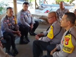 Unit Binmas Polsek Dentim Gelar Anev Ketahanan Pangan Usai Panen Sayur Hidroponik