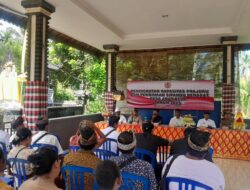 Bhabinkamtibmas Desa Lalanglinggah Polsek Selemadeg Barat Menghadiri Giat Pembinaan Sipandu Beradat
