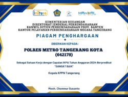 Polres Metro Tangerang Kota Raih Dua Penghargaan, IKPA Sangat Baik dan LPJ 2024 Terbaik Ketiga