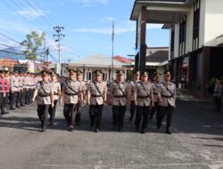 Kapolres Aceh Tengah Pimpin Sertijab Dua Kasat Dan Enam Kapolsek