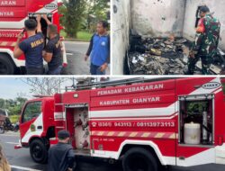 Babinsa Saba Respon Cepat Kejadian Kebakaran di Gudang Pengrajin Kayu