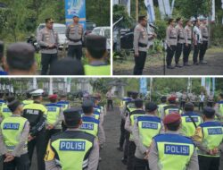 Polres Bangli Gelar Apel Kesiapan Pengamanan BTR Ultra 2025