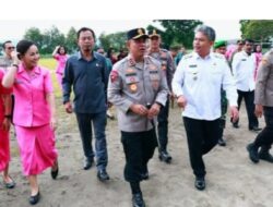 Wakil Bupati Sambut Kedatangan Kapolda Sumatera Utara Beserta Forkopindo Taput.